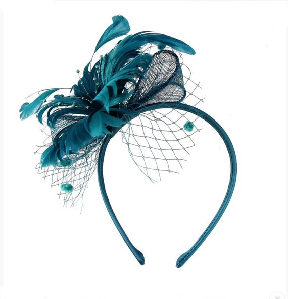 Teal Aqua Mint Fascinator Fascinators Fascinator Hat Etsy