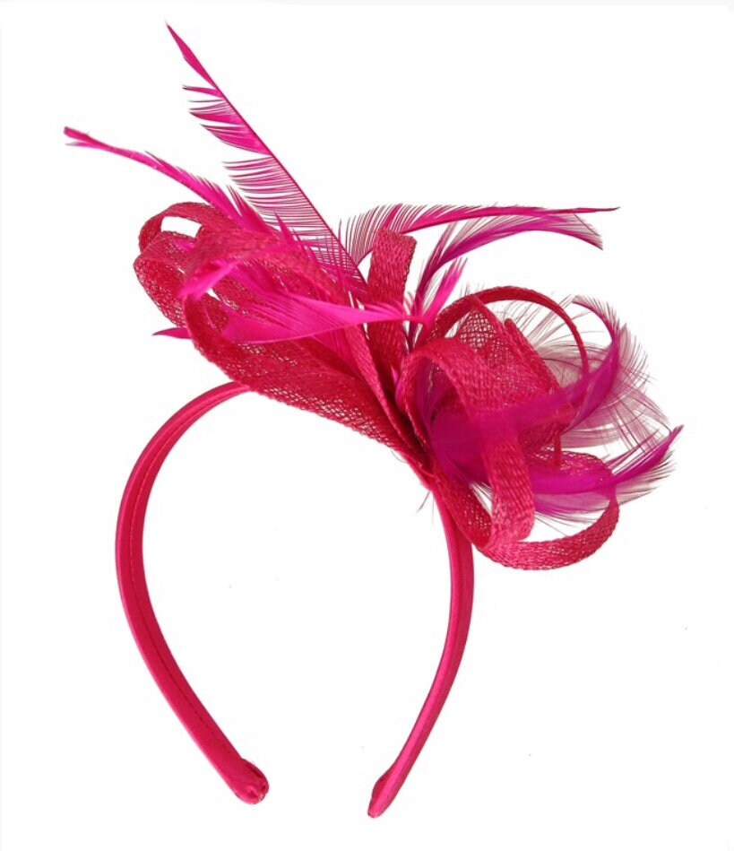 loops \u0026 feather fascinator hair comb 
