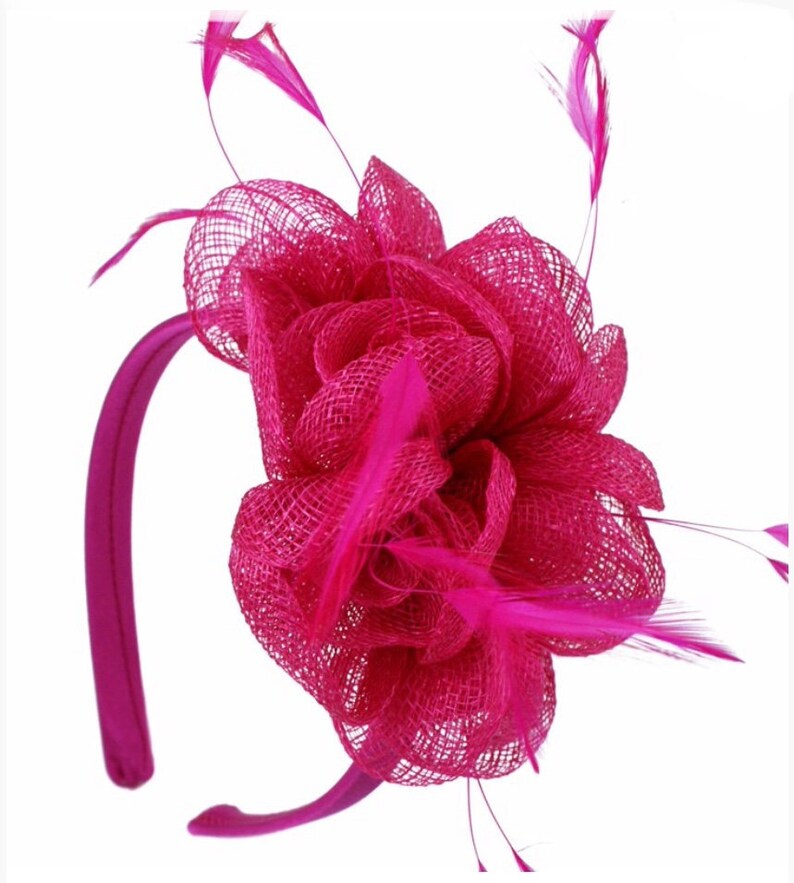 Pink, hot pink, bright pink, Fascinator, hat, Fascinator hat