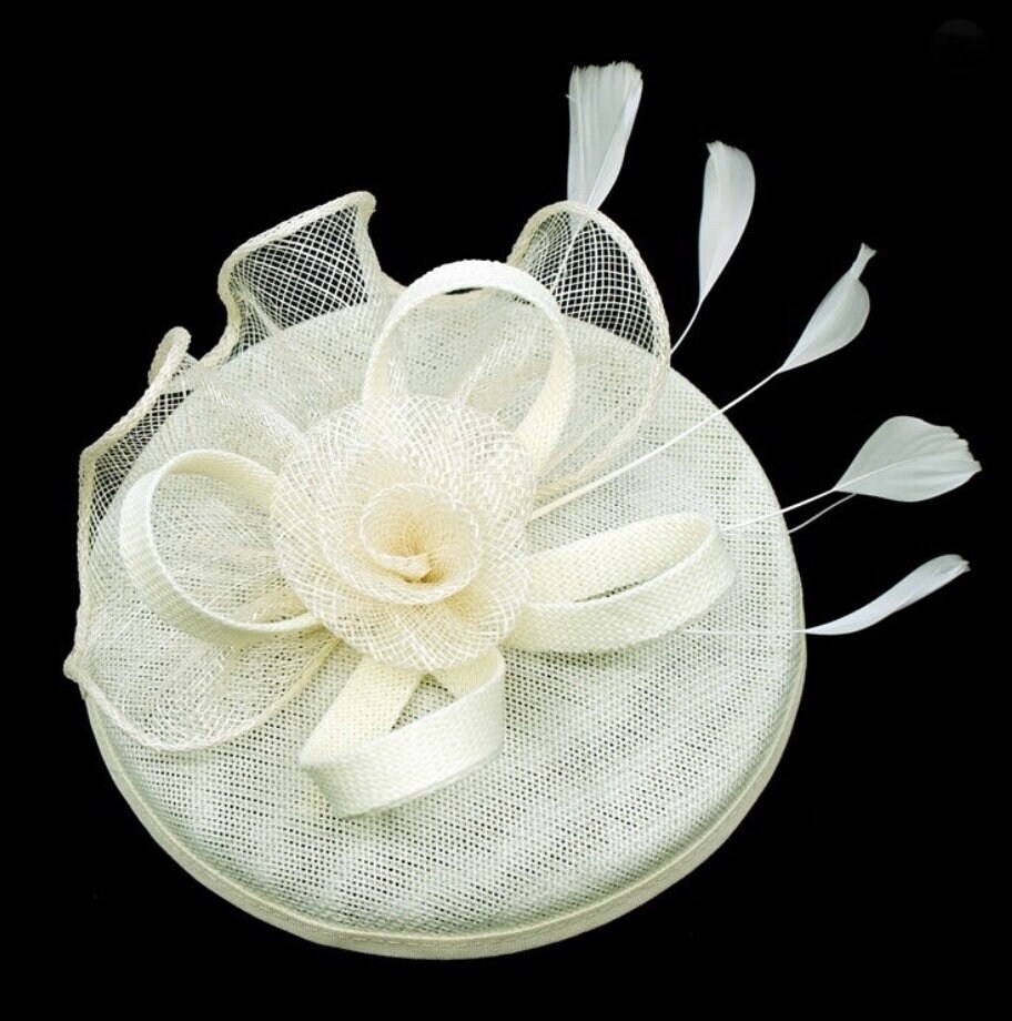 Cream pearl fascinator Clearance