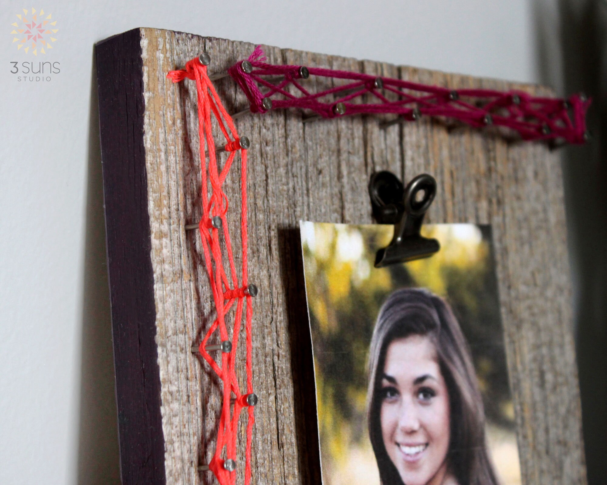 String Art Photo Frame Unique Frame String Art Frame Etsy