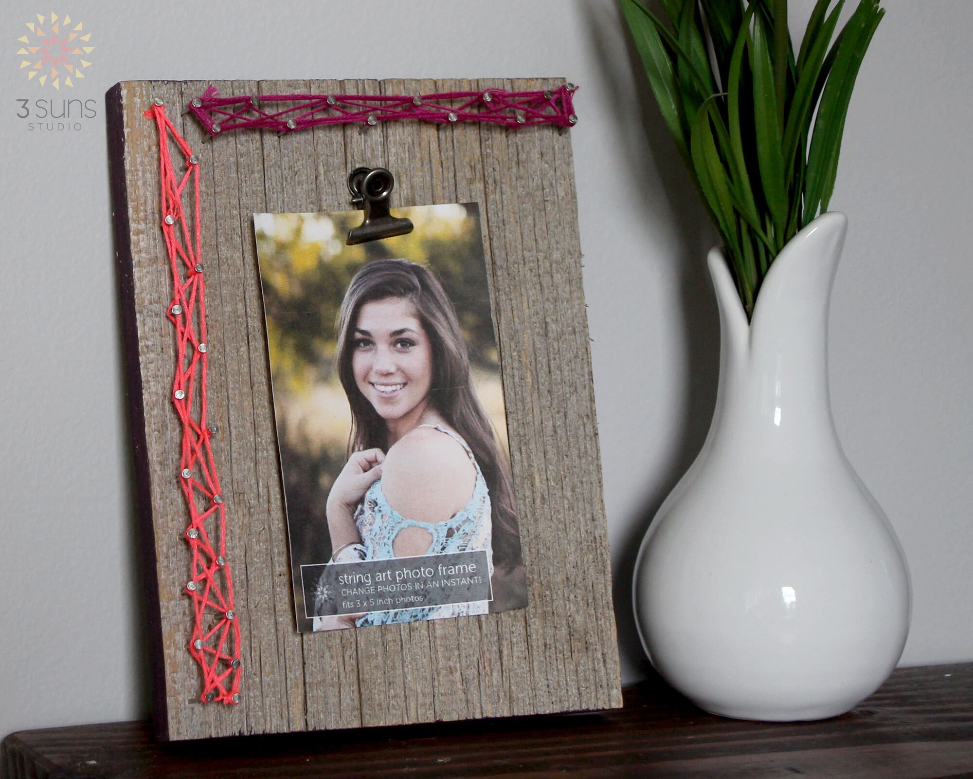 String Art Photo Frame Unique Frame String Art Frame Etsy