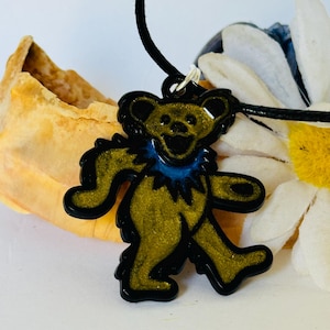 Bear Necklace adjustable length cord