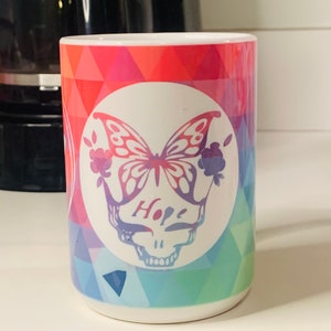 Hope/Stealie/Grateful Mug 15 oz