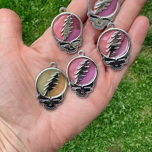 Custom Skull Necklace/Stealie/Steal Your Face