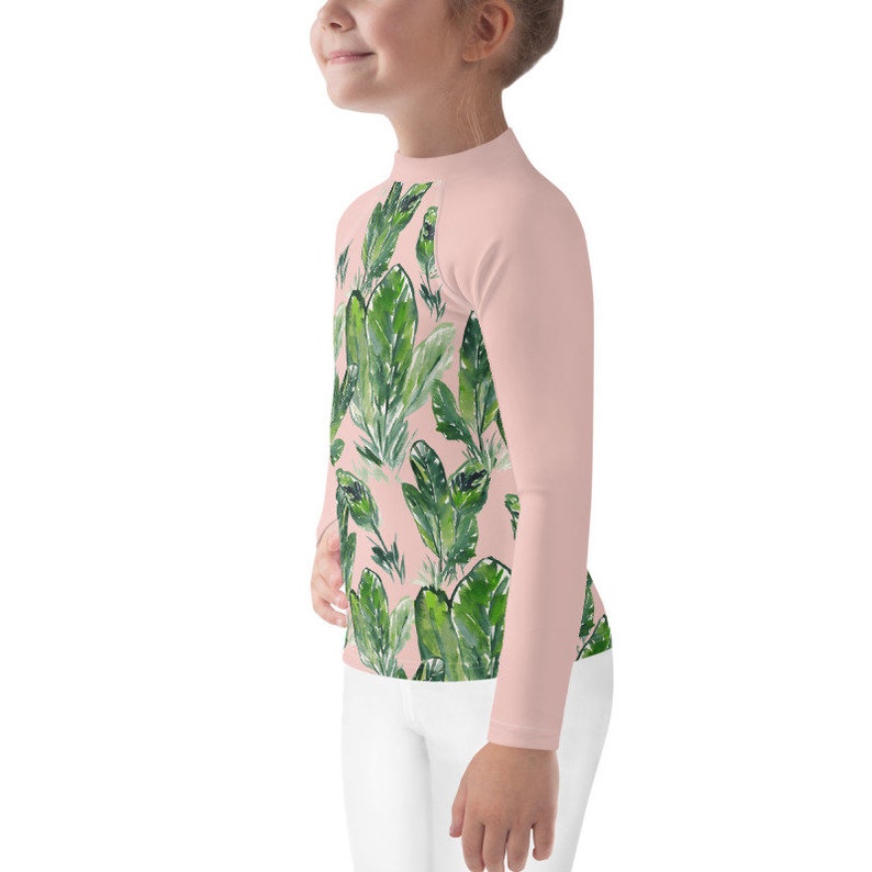 Pink Palm Rash Guard