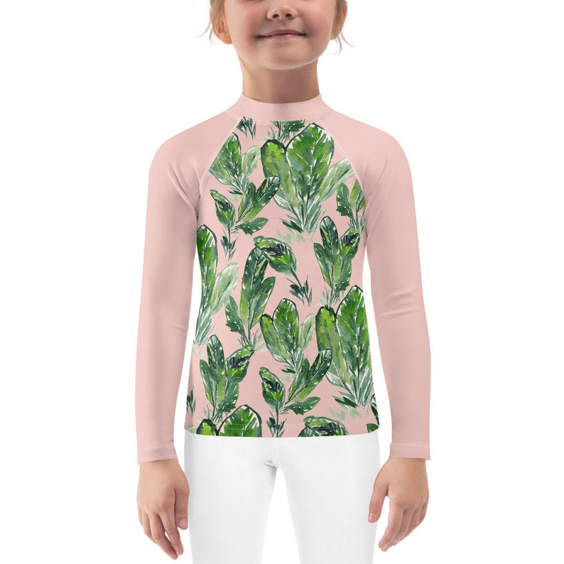 Pink Palm Rash Guard