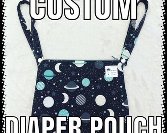 Custom - Diaper - Pouch - Baby Carrier - Bag - Wristlet - Purse - Babywearing - Diaper - Lillebaby - Tula - Ergo