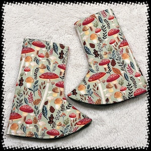 Fall Mushrooms and Leaves  - HBC  - Happy Baby - Suckpads, Drool Pads, Linen, Artipoppe, Tula - Sakura Bloom, Lillebaby, Ergo, Wildbird, A&L