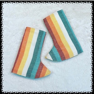 STRIPED - LINEN - Happy Baby - Suckpads - Drool Pads - Sakura Bloom - HBC - Artipoppe - Tula - Lillebaby