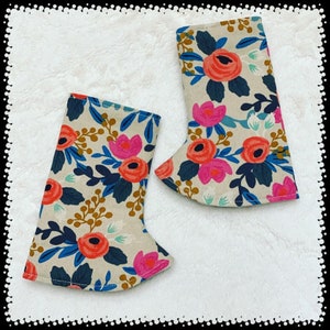 NATURAL- ROSA - HBC - Happy Baby - Suckpads - Drool Pads - Floral - Linen - Tula - Sakura Bloom - Lillebaby - Artipoppe - Wildbird -A&L