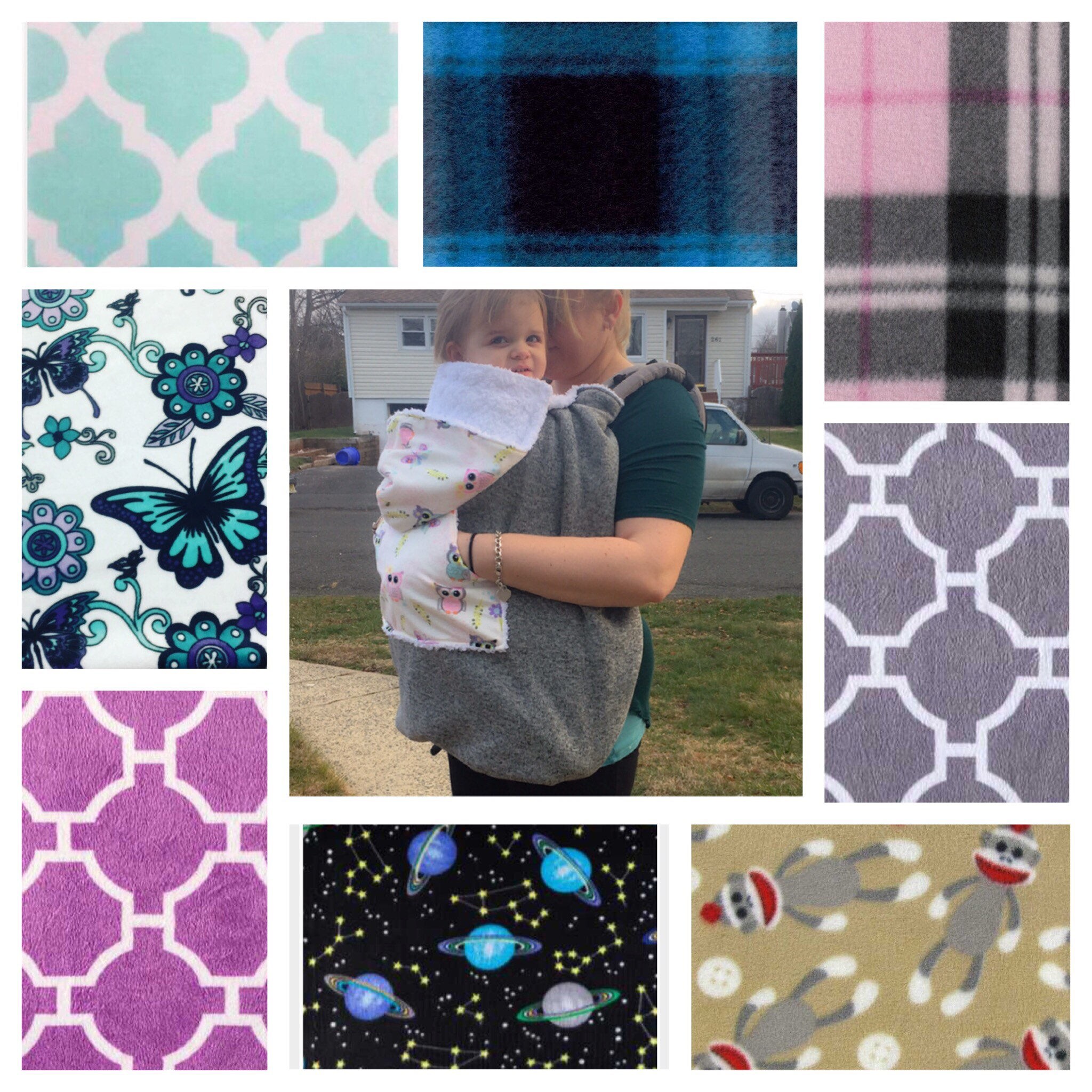 fleece baby carrier cover