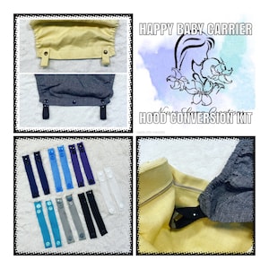 HOOD CONVERSION - Kit - Happy Baby Carrier - Old to New - Style