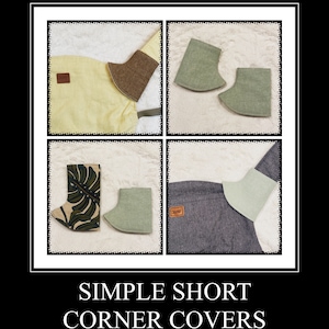 SHORT CORNER Covers - Simple - Short - Minimalistic- Suckpads - Baby Carrier - HBC - Sakura Bloom - Tula - Lillebaby - Artipoppe - Wildbird