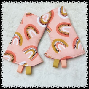 LEOPARD Rainbow Spoonflower Suckpads and Accessories: Fit HBC, Artipoppe, Wildbird, Sakura Bloom, Tula, Ergo, Mabe, MomCozy,  A&L,LilleBaby