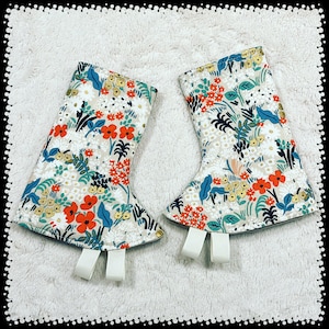 NATURAL  - MEADOW - Happy Baby - Suckpads - Drool Pads - Floral - Artipoppe, Sakura Bloom, Ergo, Lillebaby, Tula, Wildbird, A&L, Bon Voyage