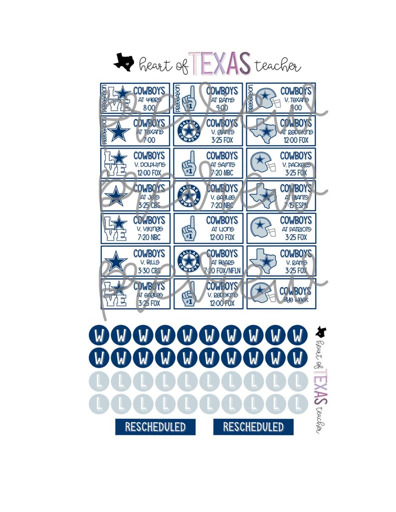 Dallas Cowboys Schedule For 2020 Dallas Cowboys 2019 2020 Season Schedule Stickers for Erin | Etsy Dallas Cowboys Schedule For 2020 Dallas Cowboys 2019 2020 Season Schedule Stickers for Erin | Etsy