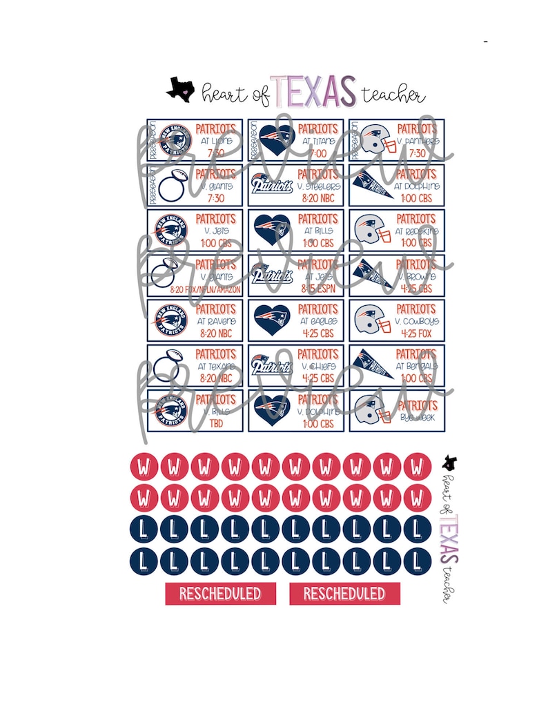 Clean England Patriots 2019-2020 Period Routine Stickers for Erin Condren Lifestyle Planner Instantaneous Down load photo about New England Patriots Printable Schedule identified as Contemporary England Patriots 2019-2020 Year Plan Stickers for Erin Condren Daily life Planner Immediate Obtain
