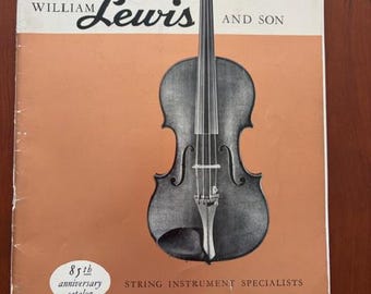 Rare Wm Lewis+Son 85th Anniversary Catalog