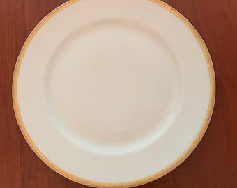 Haviland, Limoges French Plate, gold edge