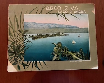 1906 Arco Riva Lago Di Garda, Souvenir Album, Zurich Italy Alps