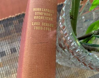 Minneapolis Symphony Orchestra Program Book 1960-61