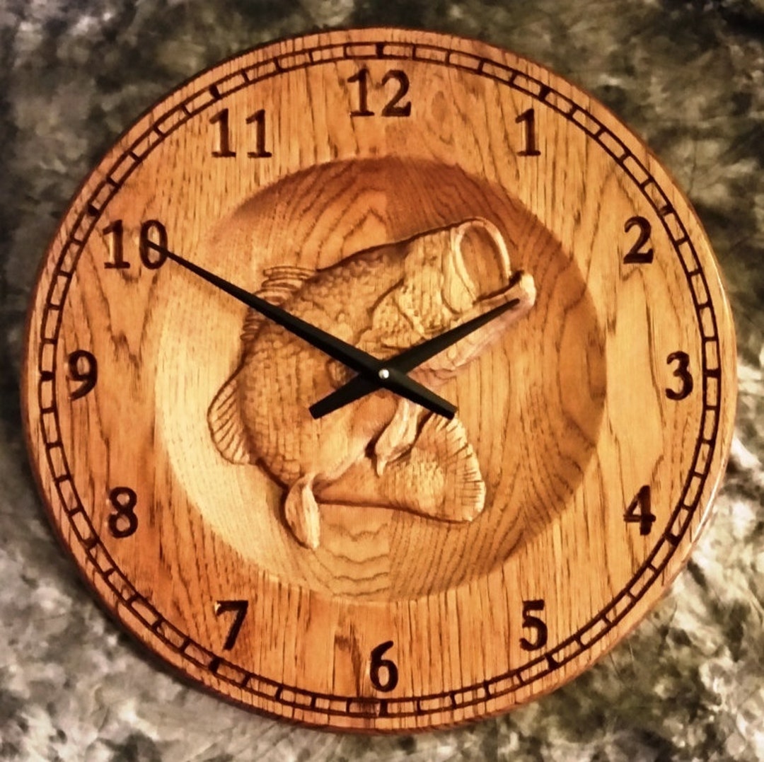 Jumping Fish Clock Etsy