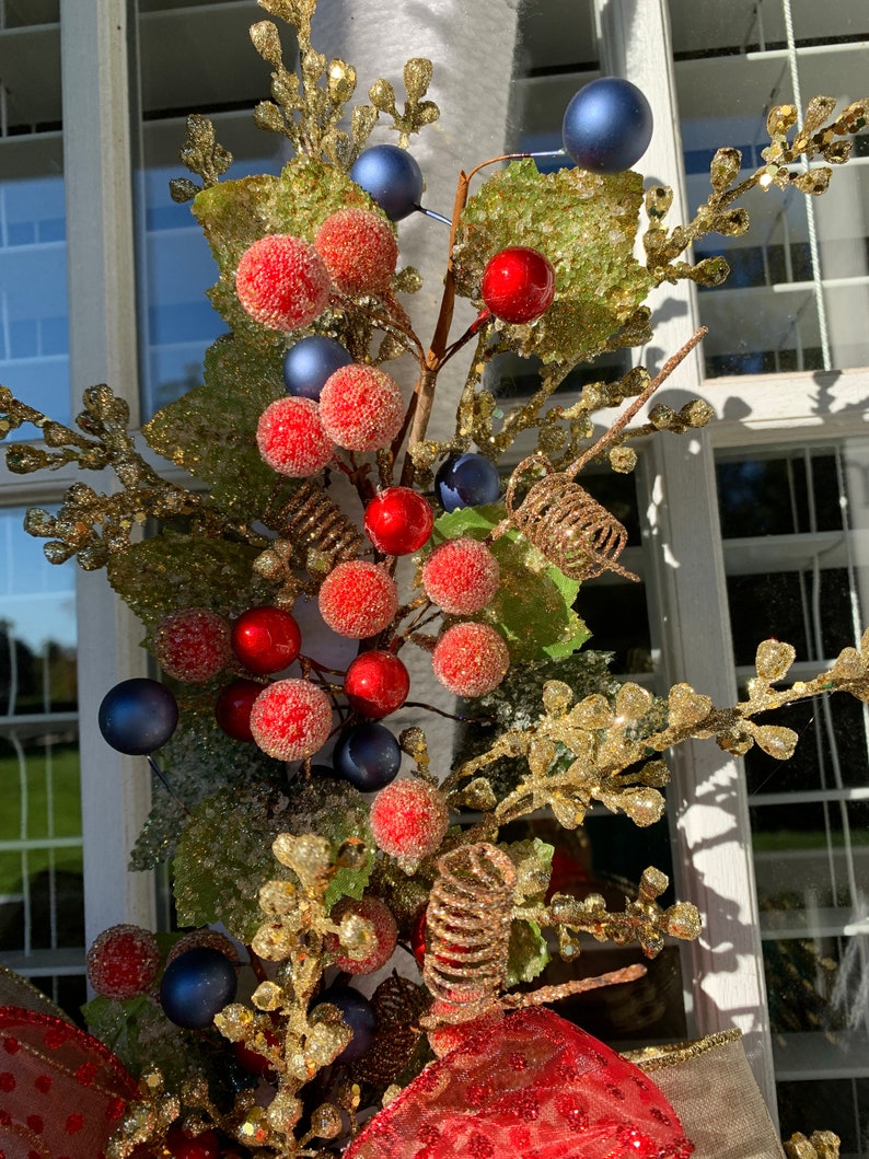 Upside Down Candy Cane Door Hanger Candy Cane Wreath Etsy