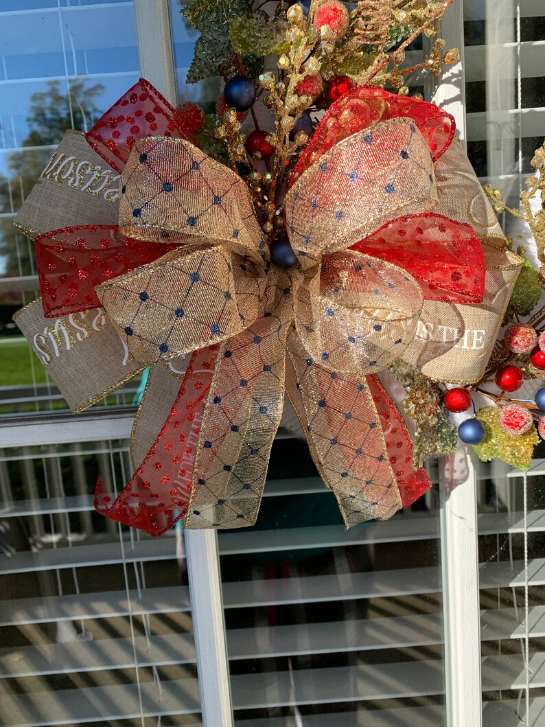 Upside Down Candy Cane Door Hanger Candy Cane Wreath Etsy