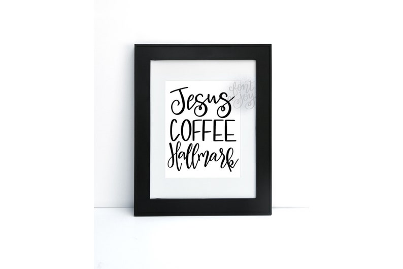 Download Jesus Coffee Hallmark SVG Cutting Files Instant Download | Etsy
