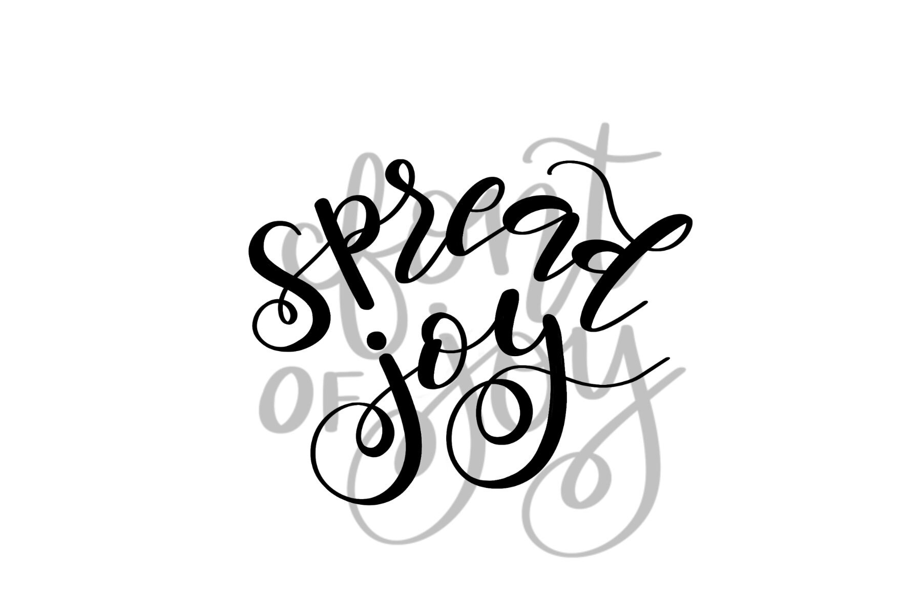 Spread Joy SVG Cutting Files Instant Download Etsy