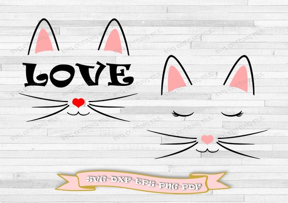 Visage Chaton Contour Svg Silhouette Amour Chat Svg Fichier Etsy Visage Chaton Contour Svg Silhouette Amour Chat Svg Fichier Etsy