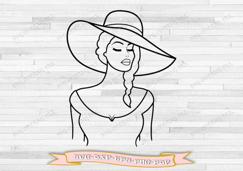 Download Download In Svg Files For Cricut Pdf Woman Outline Png Silhouette Cameo Elegant Woman With Svg Hat Black Woman Svg Dxf Eps Materials Craft Supplies Tools Delage Com Br