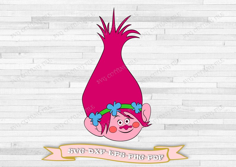 Download Poppy Svg Trolls Svg Clip Art Download In Digital Format Etsy