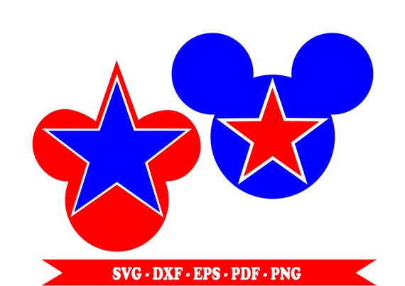 Download Free Mickey Mouse Svg Disney Star Clip Art Format Svg Eps Dxf Etsy SVG Cut Files