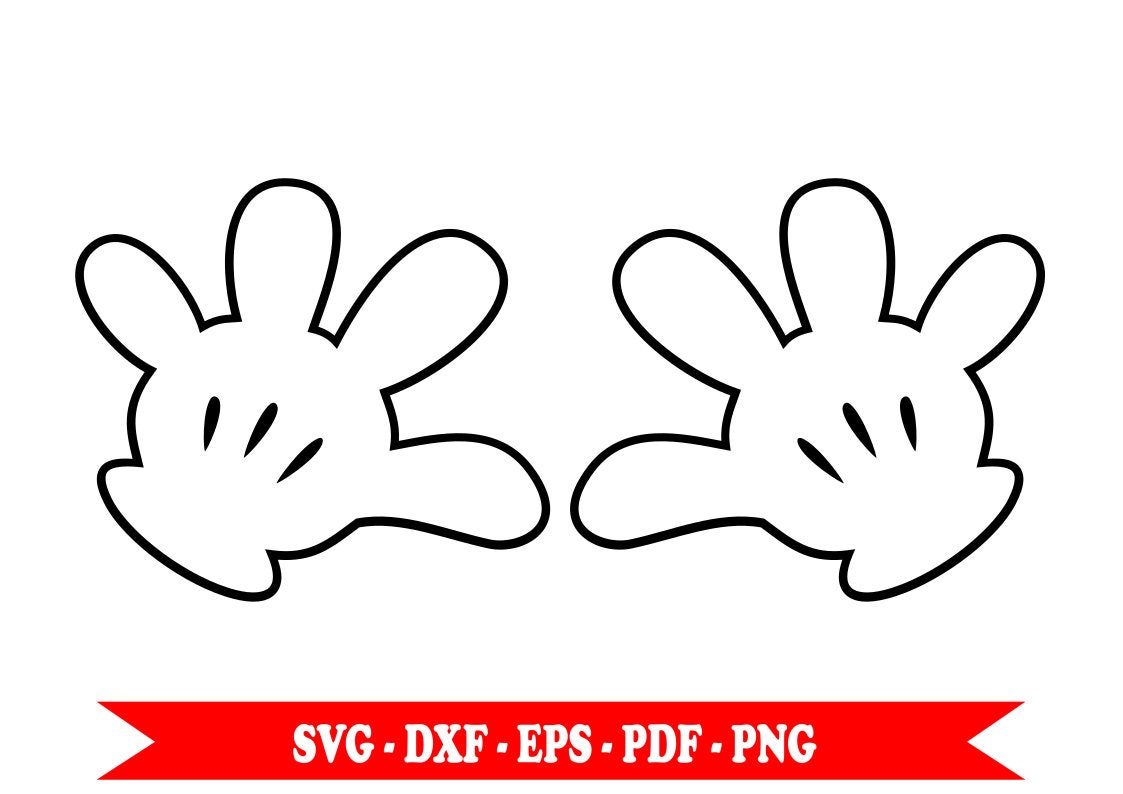 Download Hands of Mickey Mouse svg, Disney clip art download in SVG ...