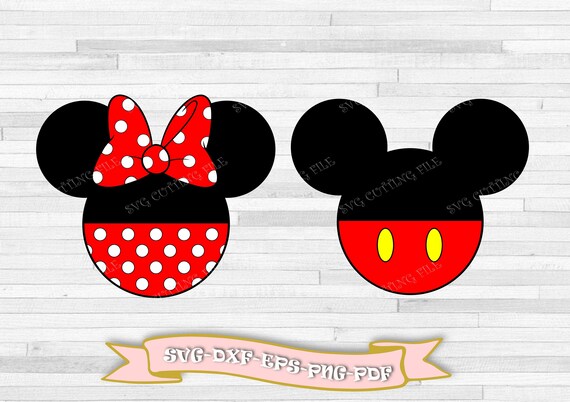 Download Free Mickey Mouse Svg And Minnie Mouse Svg Clip Art Digital Format Etsy SVG Cut Files