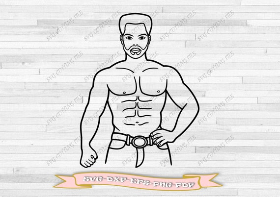 Muscular Man Svg -  Denmark