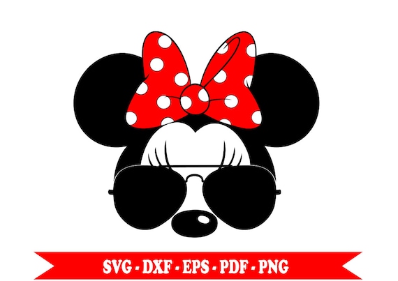 Download Free Minnie Mouse Aviator With Svg Glasses Minnie Mouse Head Etsy SVG Cut Files