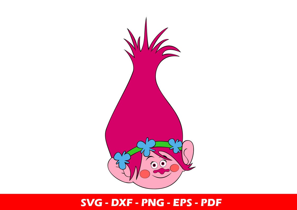Download Trolls Poppy svg clip art download in digital format svg ...