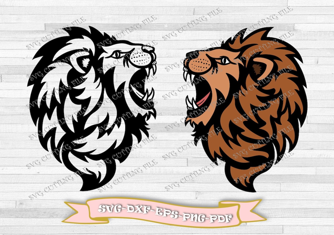 Lion Head Svg Lion Face Svg Lion King Svg Lion Logo Lion Head Svg Cut