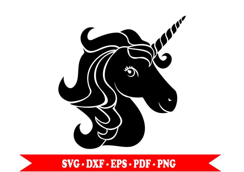 Unicorn svg unicorn silhouette svg clip art in digital | Etsy