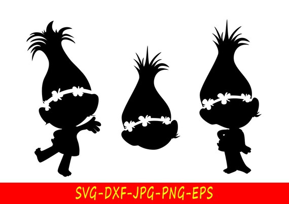 Download Free Trolls Svg Princess Poppy Svg Shape Clip Art Download In Etsy SVG Cut Files