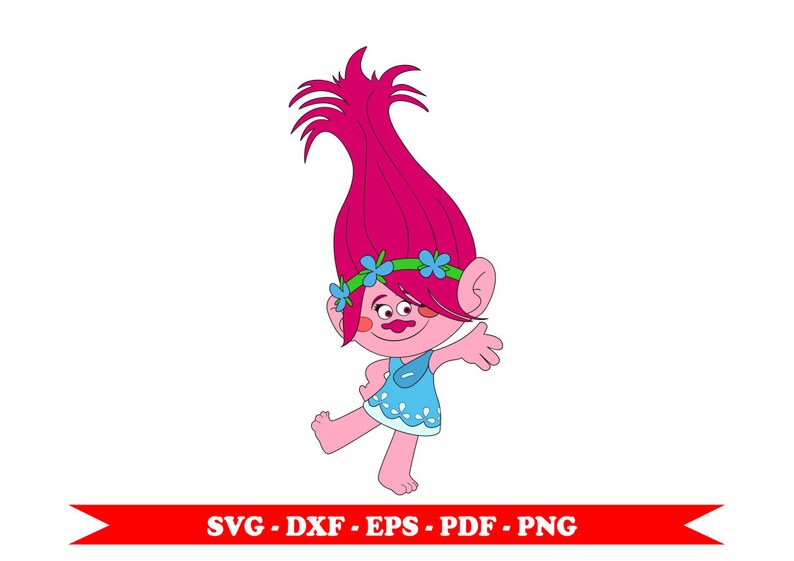 Free Free 284 Trolls Princess Poppy Svg SVG PNG EPS DXF File