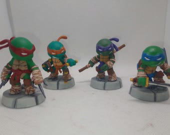 Tales Of The Teenage Mutant Ninja Turtles : Légendes Des Tortues Ninja Batiment Figurine Mix N Match Michelangelo 12 Cm