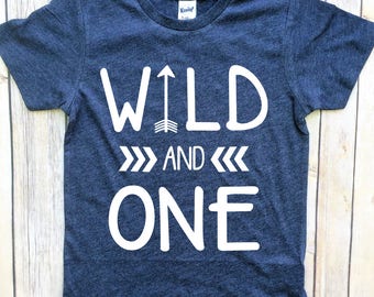 Wild one birthday boy, one year old boy birthday outfit, wild and one birthday boy, first birthday shirt boy, boys first birthday shirt