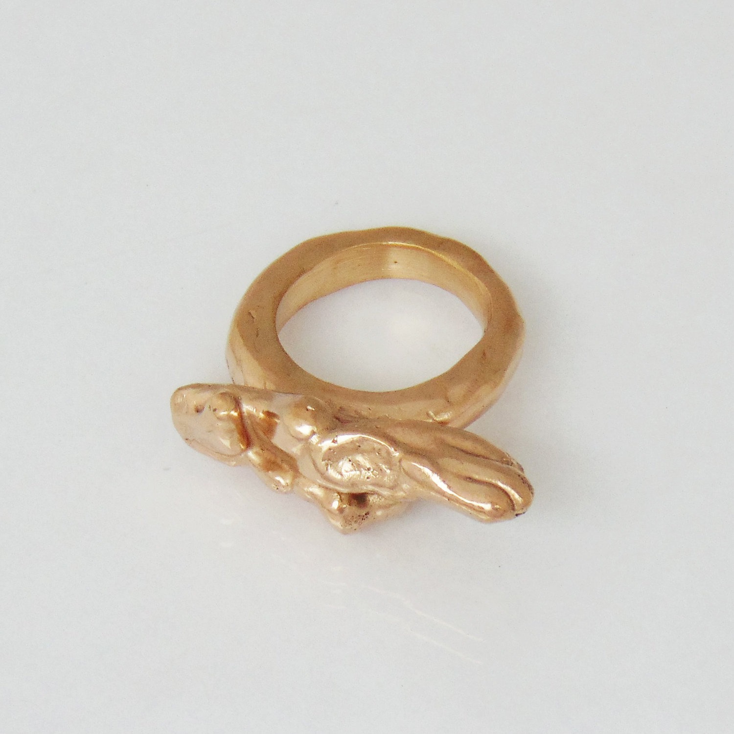 BRONZEN RING. Bronzen sieraden. ring. Handmade. modern. Jewelry. trendy. Sculpture. New. Solid. lava. sexy. sterke. Relief. Natural. Earth. fun. New. Yulugallery