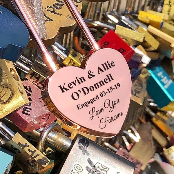 Heart Shaped Lock Etsy