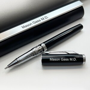 Bolígrafo personalizado con grabado personalizado, ideal para graduación, boda, regalo de Navidad, agradecimiento por la graduación, regalo de cumpleaños para hombres y maestros
