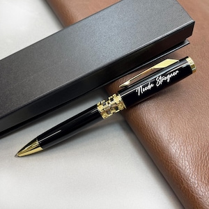 Bolígrafo roller "Tío Padrino", bolígrafo de lujo "Padrino", regalo para el Día del Padre, regalo para el tío, regalo para el padrino, bolígrafo personalizado genial.